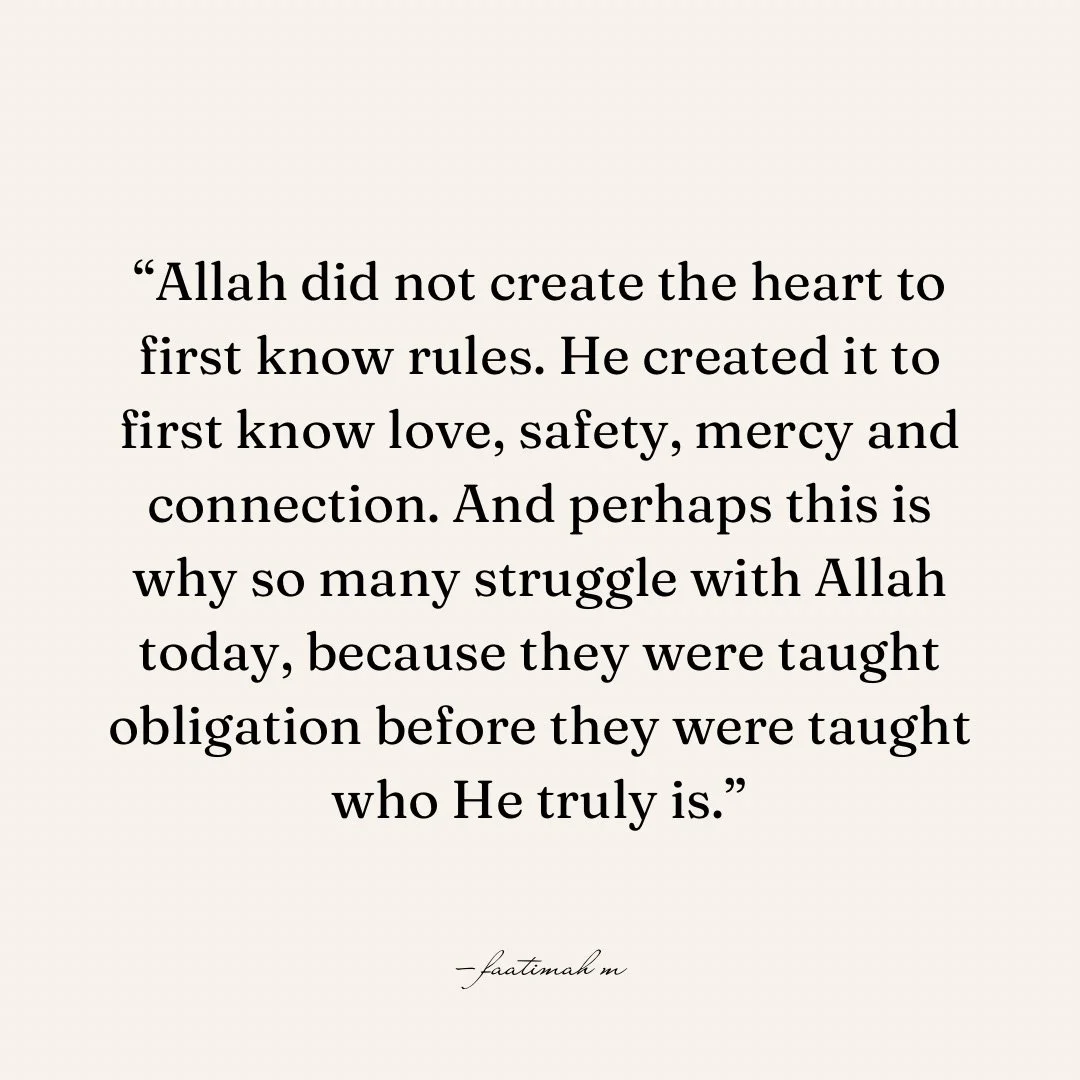 The Foundation Allah Intended