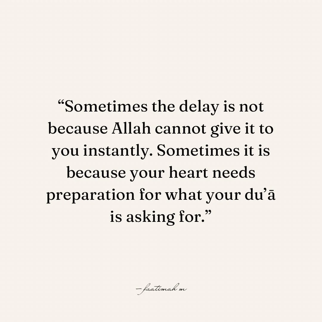Allah Is Also Preparing You