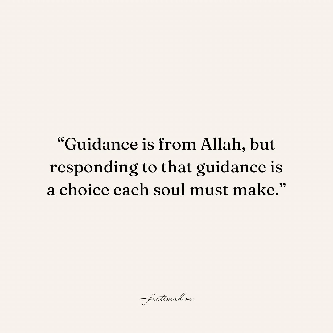 Allah Sends the Invitation, But We Must Open the Door