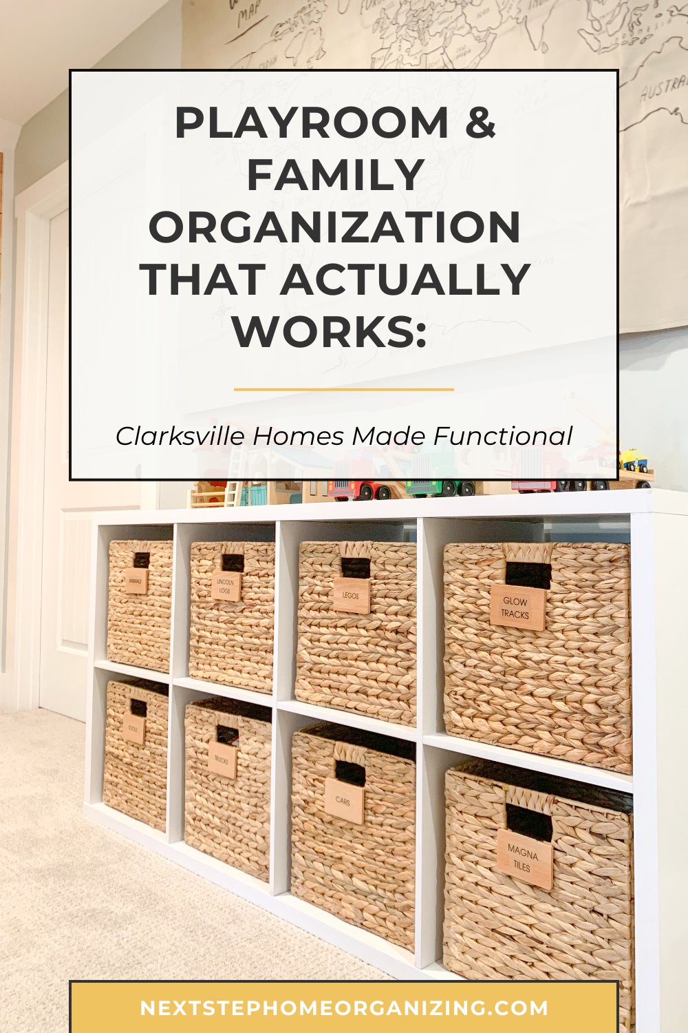 Playroom &amp; Family Organization That Actually Works: Clarksville Homes Made Functional