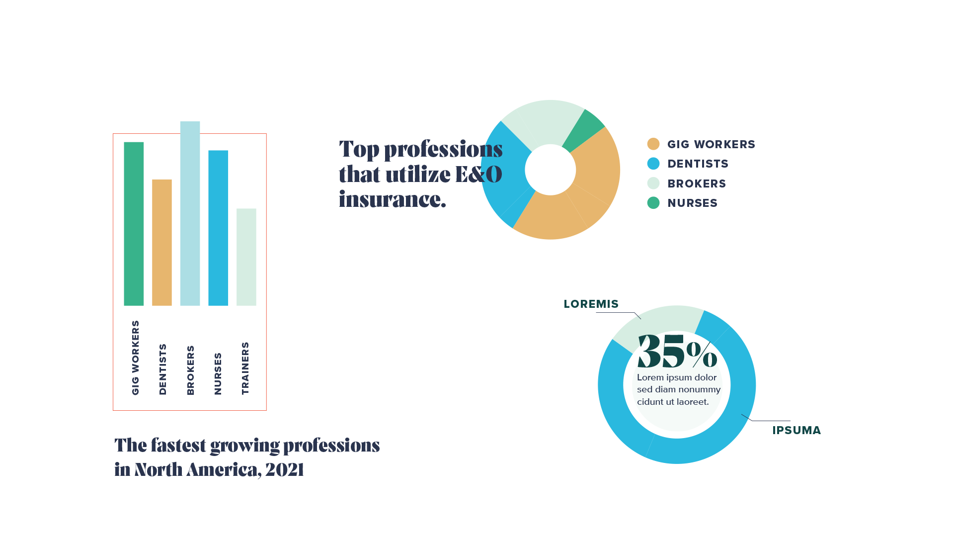 Berxi Insurance Brand to Market Conceptual Infographic Art Direction