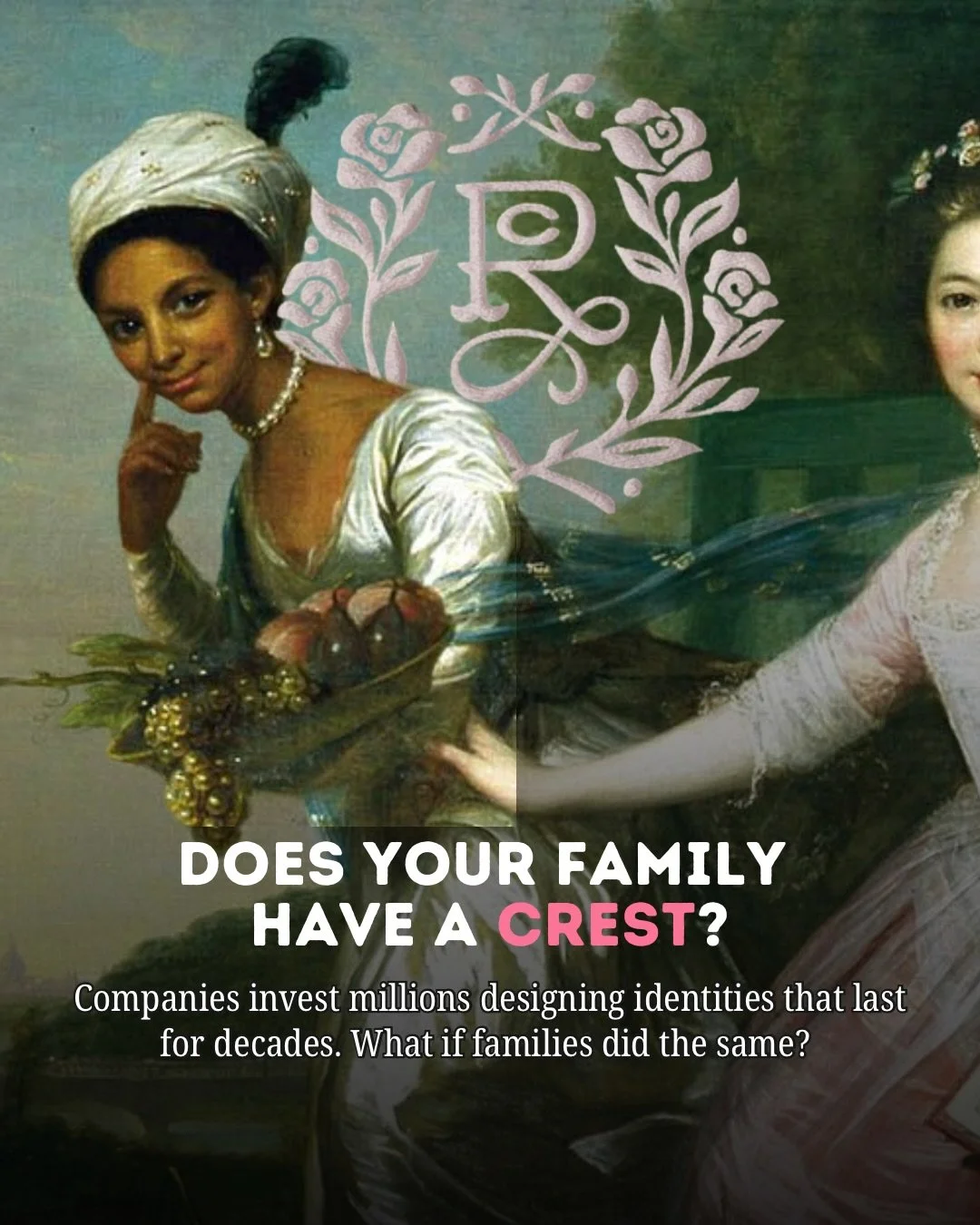 I would love to create my own family crest.

You always see them in movies with old money, mansions, and a side of murder mystery. But someone started this family identity tradition, kept it going, and somehow the Americas and crew didn&rsquo;t get t