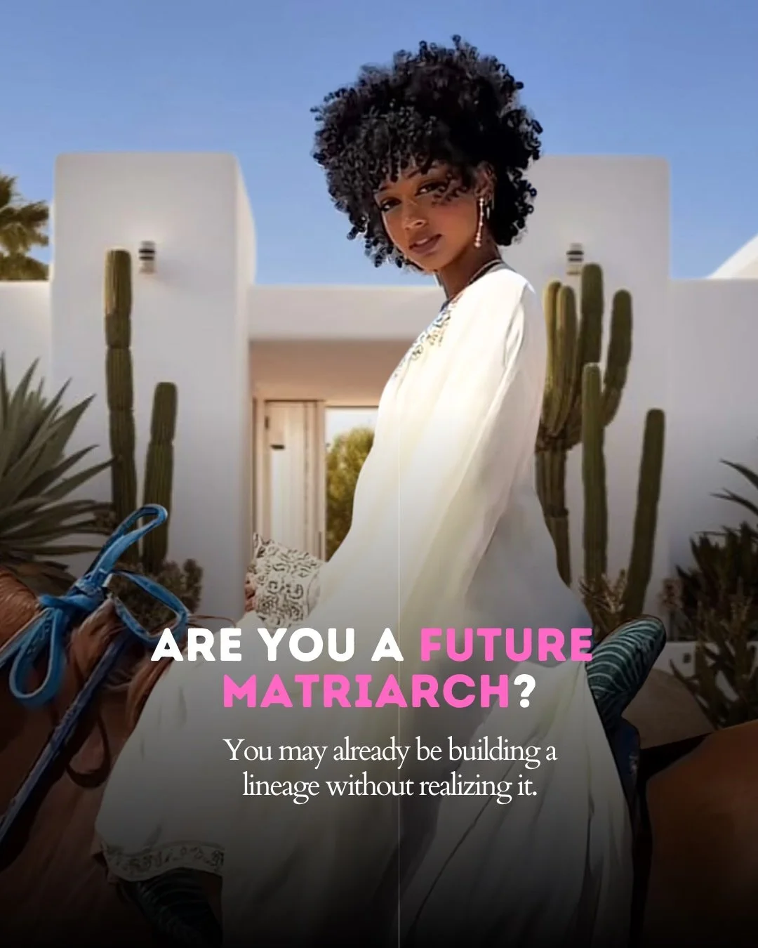 I first heard of the Future Matriarch through author and creator Megan Pinckney Rutherford of @shadesofpinck. She told me you don&rsquo;t have to be a mother to a a matriarch. Shifted my whole perspective. To have birthed a community, a movement, or 