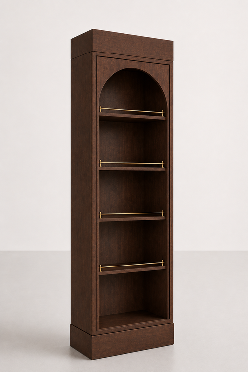 The Librarian in Cherry with Leatherbound finish