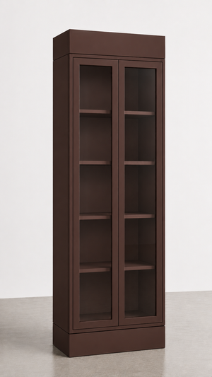 The Librarian in Oxblood