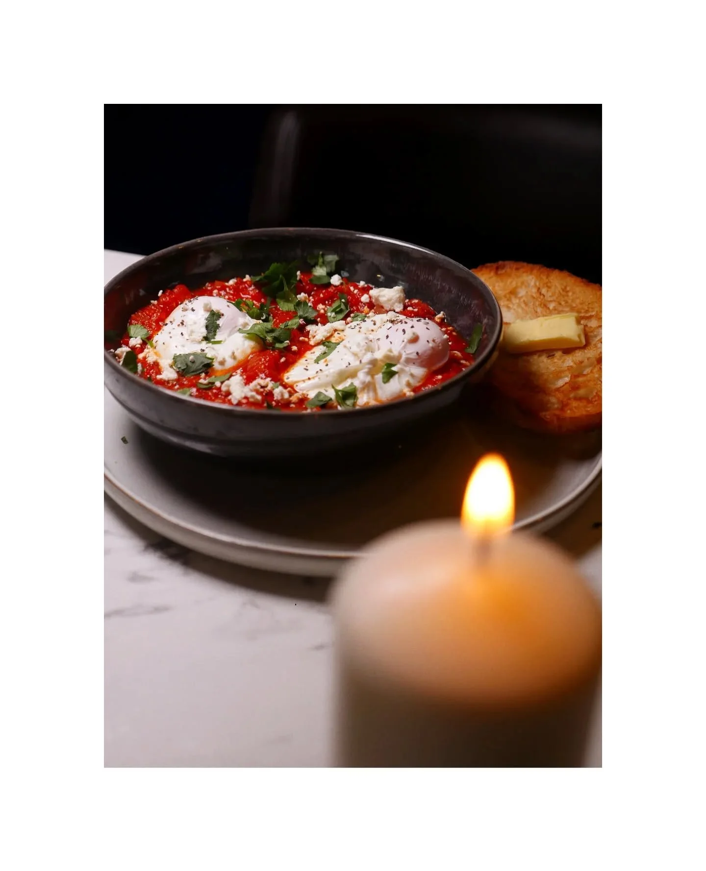 Another new addition to our Autumn Menu which goes live tomorrow... and a real warming comfort dish on a grey and drizzly day.

Shakshouka, A warming Maghrebi dish of poached eggs in a warming sauce of slow cooked tomatoes, onions, peppers &amp; garl