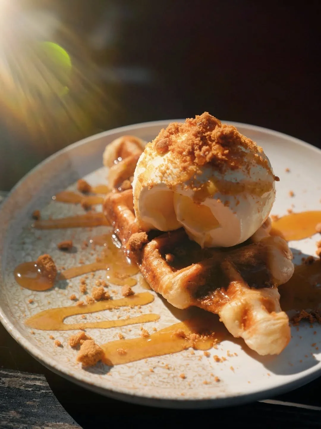 We have a new special hitting our menu this weekend, our tasty...Cr-waffle? We have no idea what to actually call this so here's what it is instead...

Fresh buttery croissant dough, rolled in Brown Sugar, Cinnamon &amp; a pinch of salt, cooked in a 