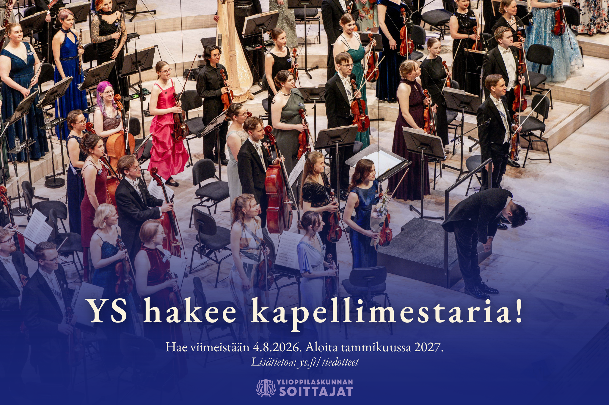 Haetaan kapellimestaria Ylioppilaskunnan Soittajiin