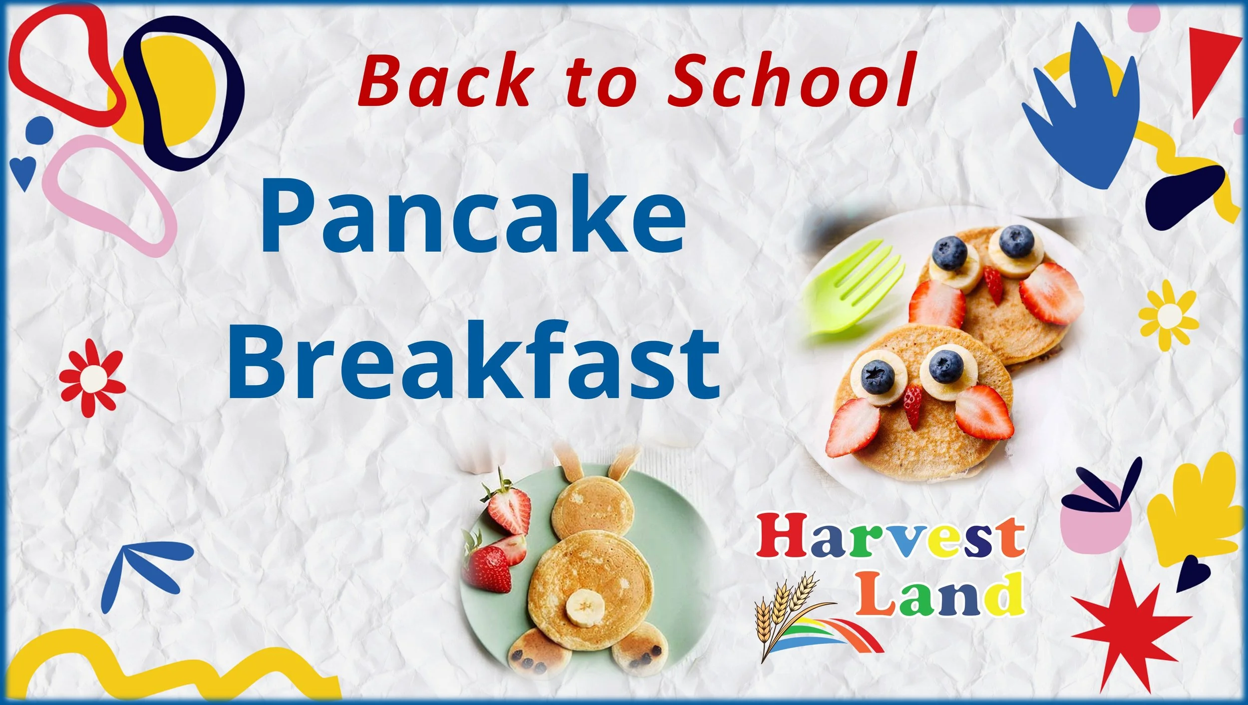 Kid's Back to School Breakfast