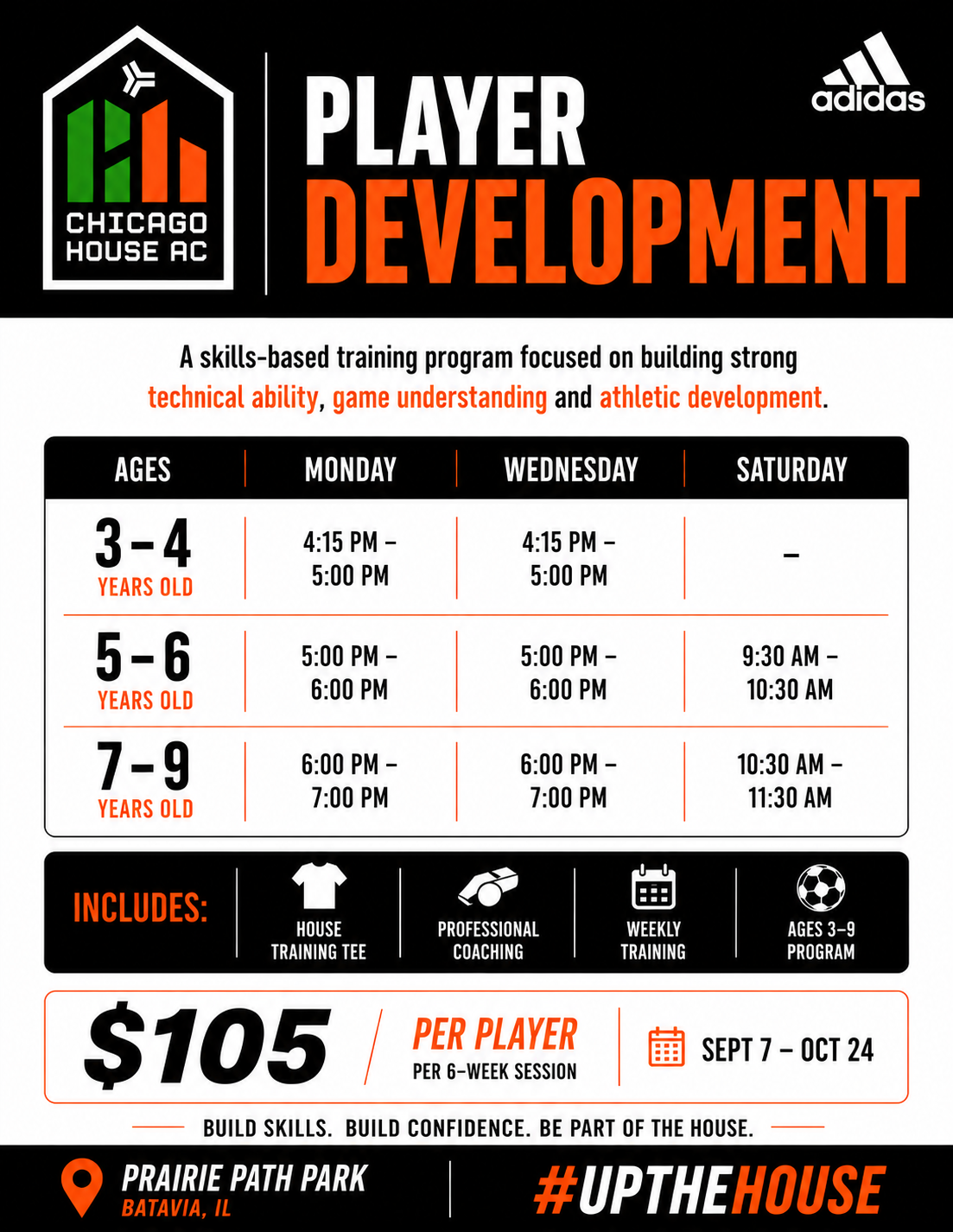 FALL 1 PLAYER DEVELOPMENT