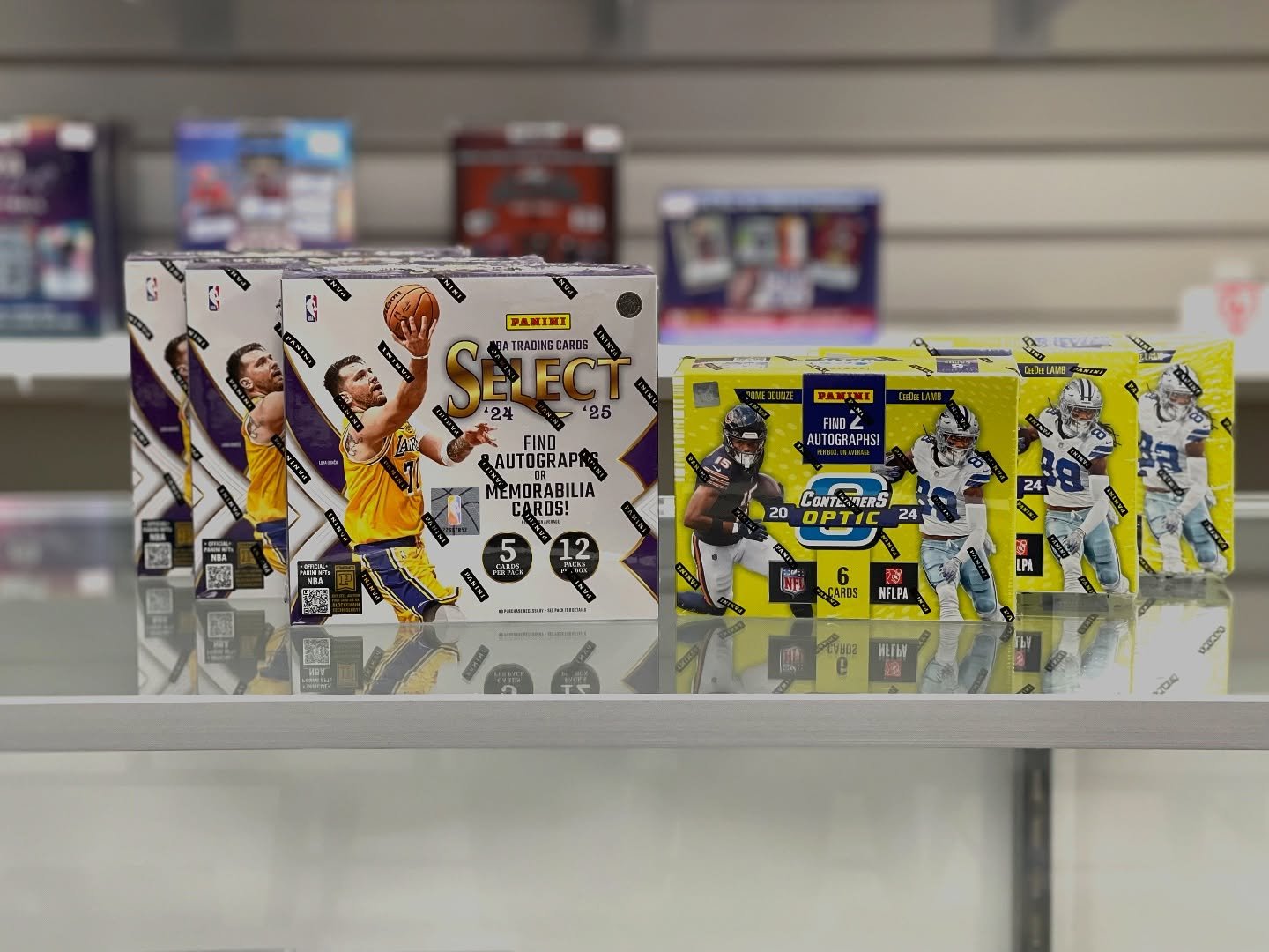 We&rsquo;re STACKED in the shop today! 🔥
Baseball. Football. Basketball.
All the latest new releases are in and ready to rip! 🏈⚾🏀
Swing by and check it out &mdash; you won&rsquo;t want to miss this drop. 💥

#CardShopFinds #NewReleaseCards #Sports