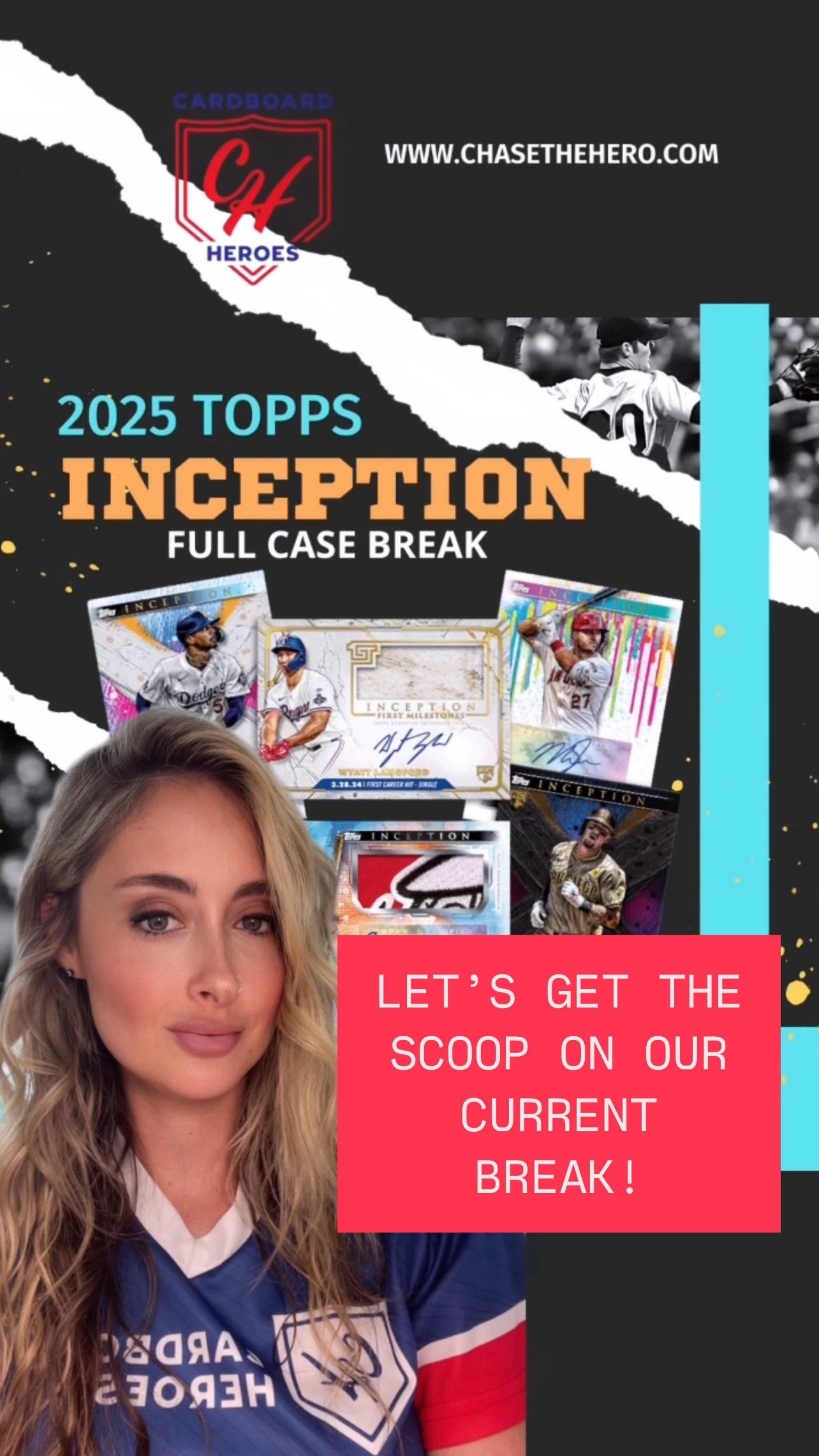 π₯ JUST A FEW SPOTS LEFT π₯
Let’s break down what you’re getting in our 2025 @topps Inception Break — because this one is loaded.
Each box = 1 auto or auto relic π₯
That means you’re guaranteed 8 autos per case π
PLUS: shor