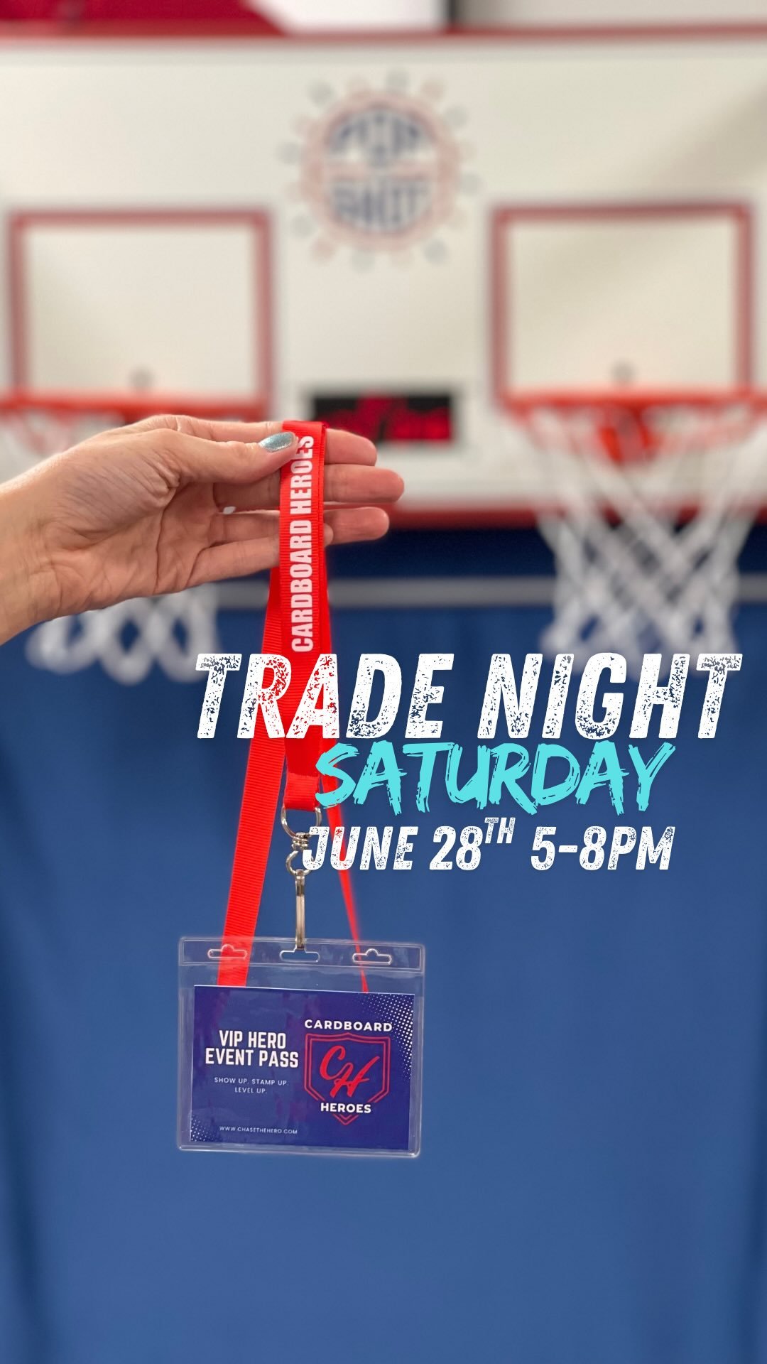 TOMORROW IS THE DAY! 🔥
Join us for an epic night of trading, collecting, and community at the shop!
📍 Trade Night
🕔 5PM – 8PM
📍 Cardboard Heroes- 3776 FM 1488, Conroe 77384
Bring your cards, your crew, and your A-game—we’re r