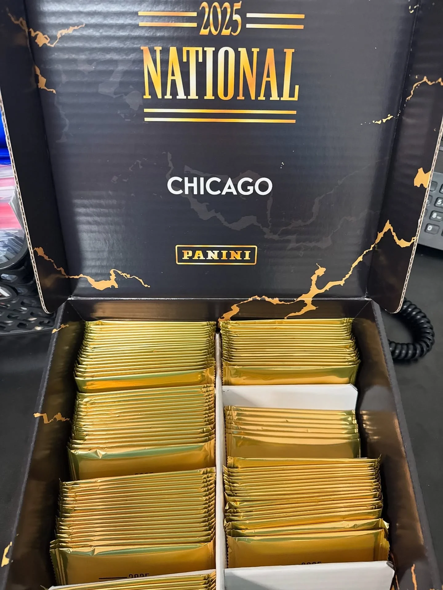 🔥 We’re STACKED with the brand-new 2025 @paniniamerica National VIP Gold Packs! 🔥
Loaded with amazing multi-sport cards, and they’re flying fast. 🏀⚾🏈⚽
Stop by the shop and snag yours while they last…
and check out a few of the