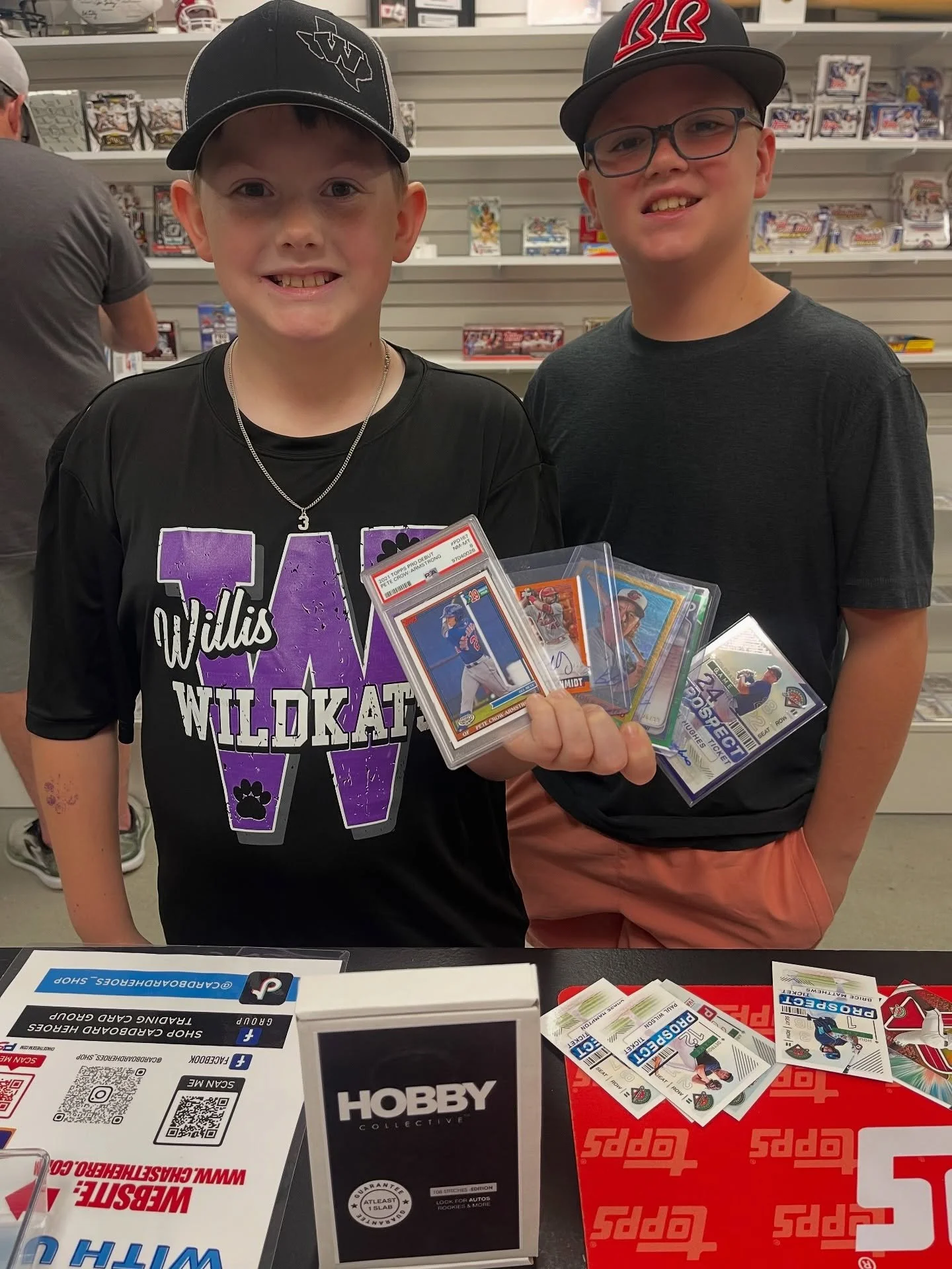 🚨 Our new Hobby Collective Boxes have been flying off the shelves! 🚨
Kids, adults, and collectors of all ages are pulling straight 🔥 out of these bad boys.
If you haven’t checked them out yet, swing by the shop and ask our team about these