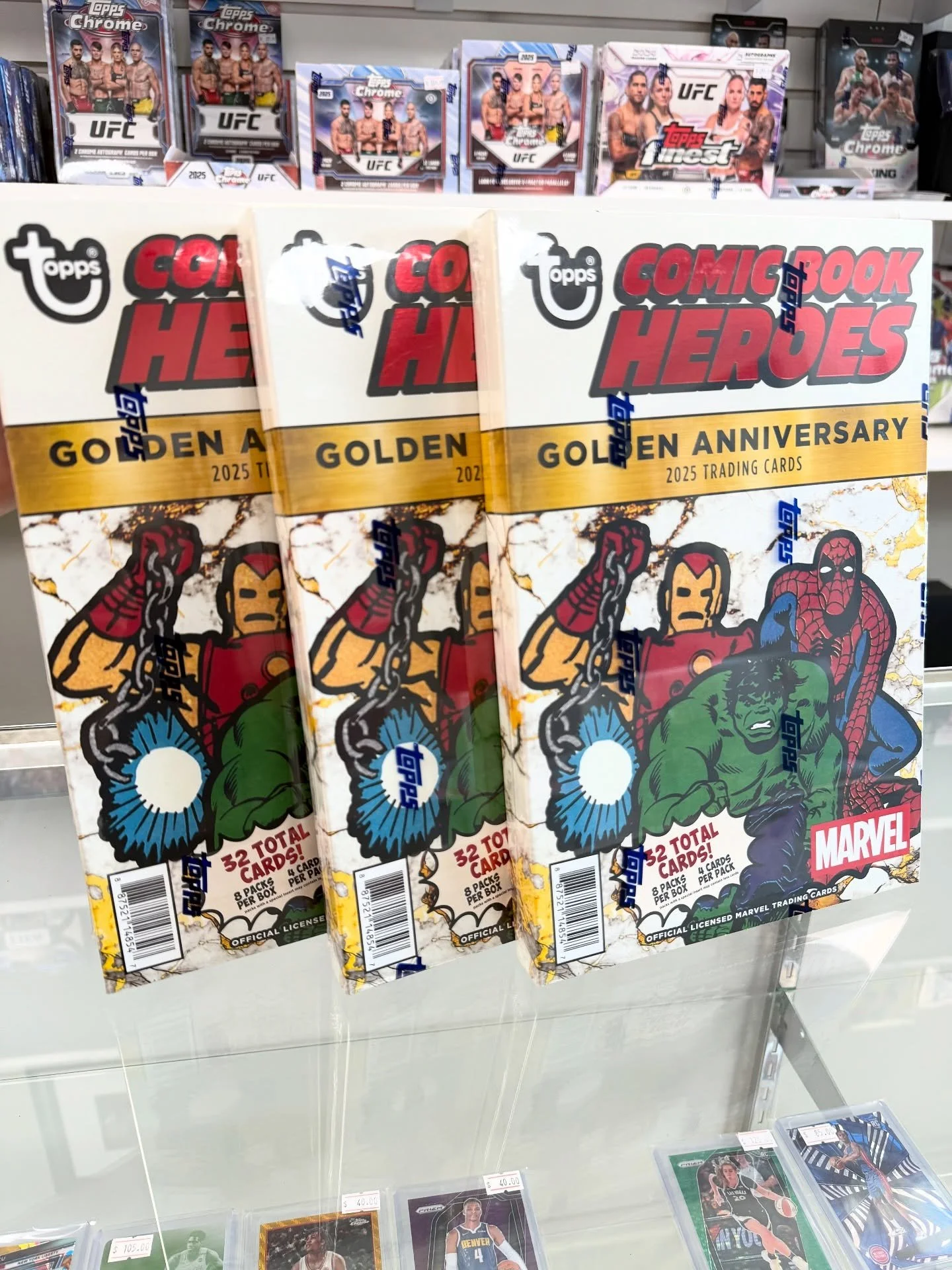 🚨 Just Landed! 🚨
The @topps Marvel Comic Book Heroes 1975 Golden Anniversary Hobby Boxes are HERE at Cardboard Heroes! 💥
✨ Chase 1/1 sketch cards
✨ Hunt for comic book artist autos
✨ Loaded with gold mini-diamond refractors
✨ PLUS rare gold atomi