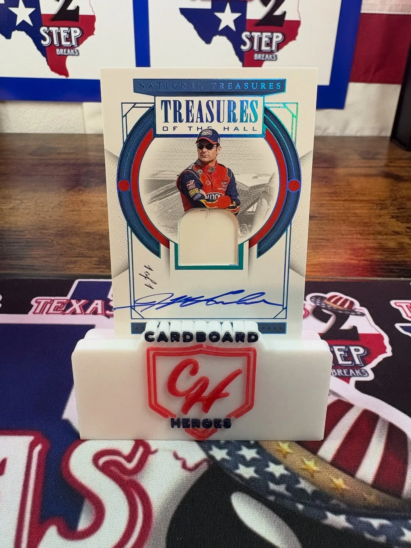 🏁 Check out these amazing hits from our 2024 @paniniamerica National Treasures NASCAR break live on @whatnot ! 🔥
That 1/1 Jeff Gordon patch auto is an absolute monster hit! 🤯

Don&rsquo;t miss the next one &mdash; follow us on Whatnot to catch all