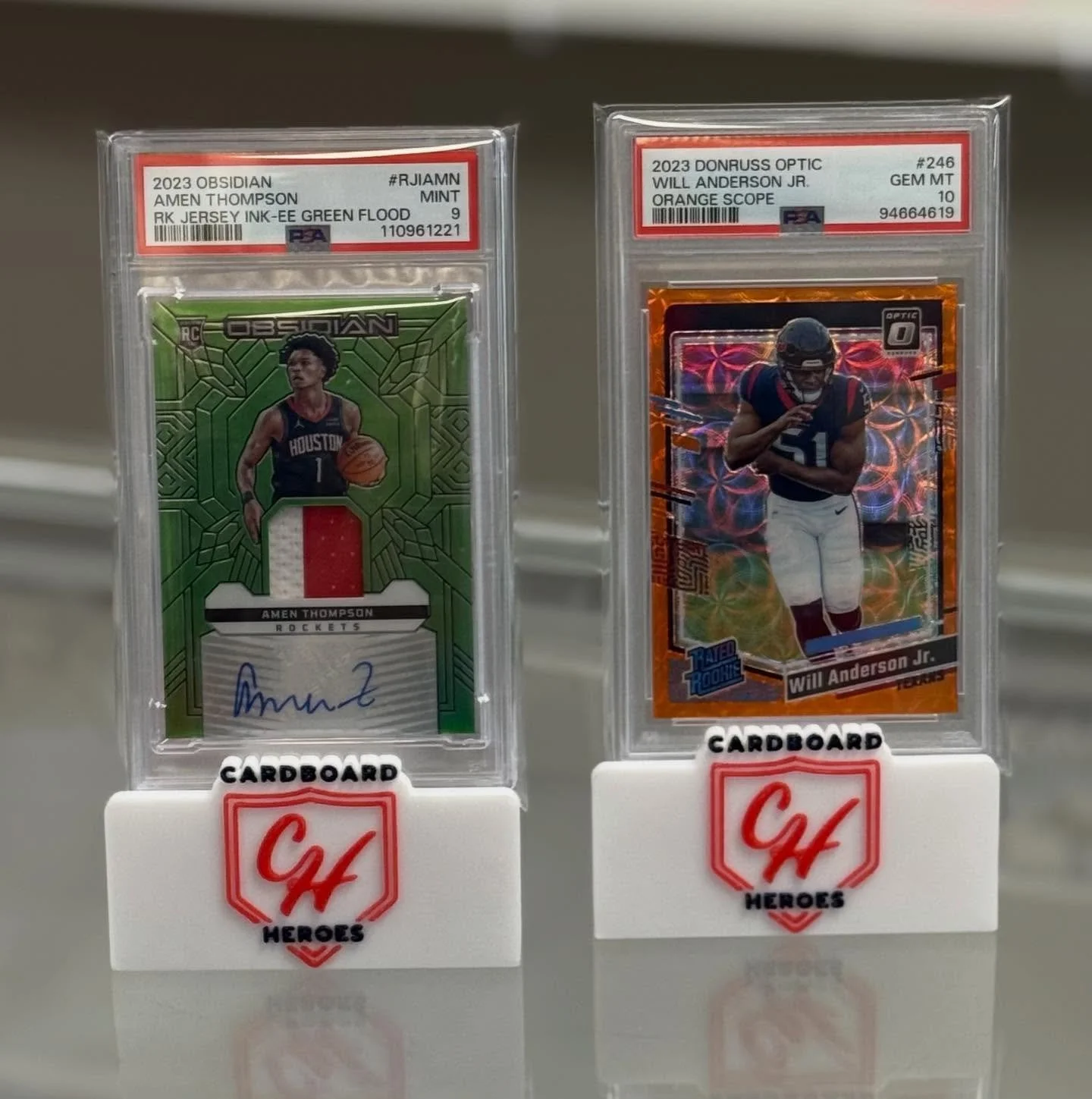 Very excited about 2 of the youngest and brightest stars in their respective sports in Houston!!

Amen Thompson, of the Rockets, freakish athleticism and handling the point guard duties. The future is bright for Thompson. 

Will Anderson Jr, of the T