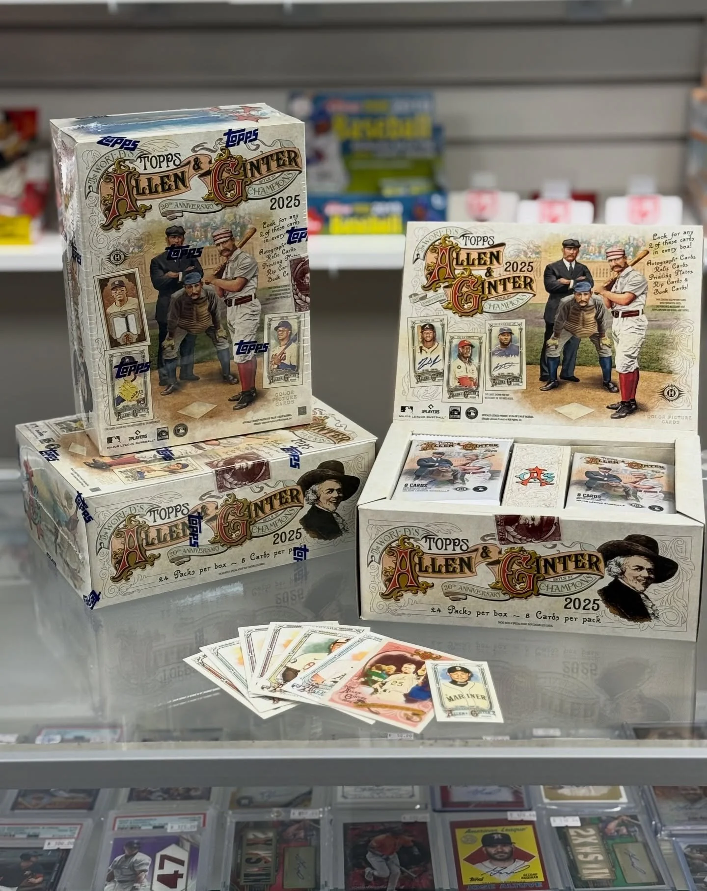 🔥 It&rsquo;s Here! 2025 @topps Allen &amp; Ginter Baseball 🔥

We&rsquo;ve had a LOT of you asking&hellip; and yes, it finally landed! The 2025 Topps Allen &amp; Ginter Baseball Hobby Box is now available in the shop &mdash; each box loaded with 2 h