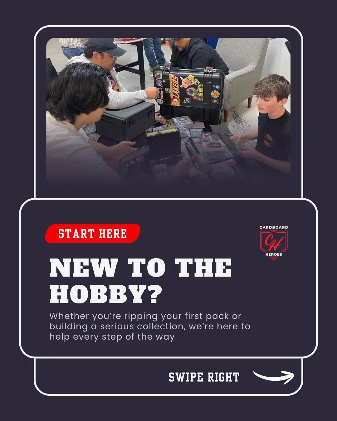 ✨ New year = new collectors ✨

New to the hobby and not sure where to start? We&rsquo;ve got you.
Whether you&rsquo;re ripping your first pack, chasing a favorite player, or just curious how it all works &mdash; this is your starting point.

📍Start 