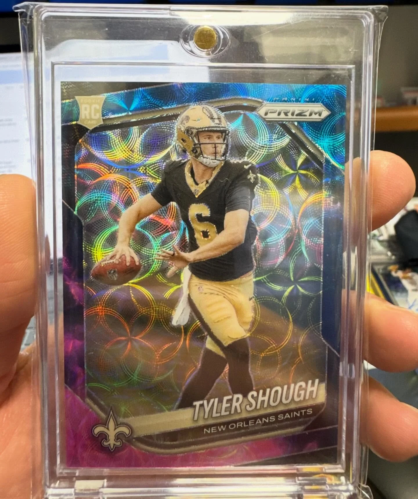 FOR SALE:

@tylershough top 3 card

2025 @paniniamerica Prizm Choice Nebula 1/1

Please send offers via DM or any questions.