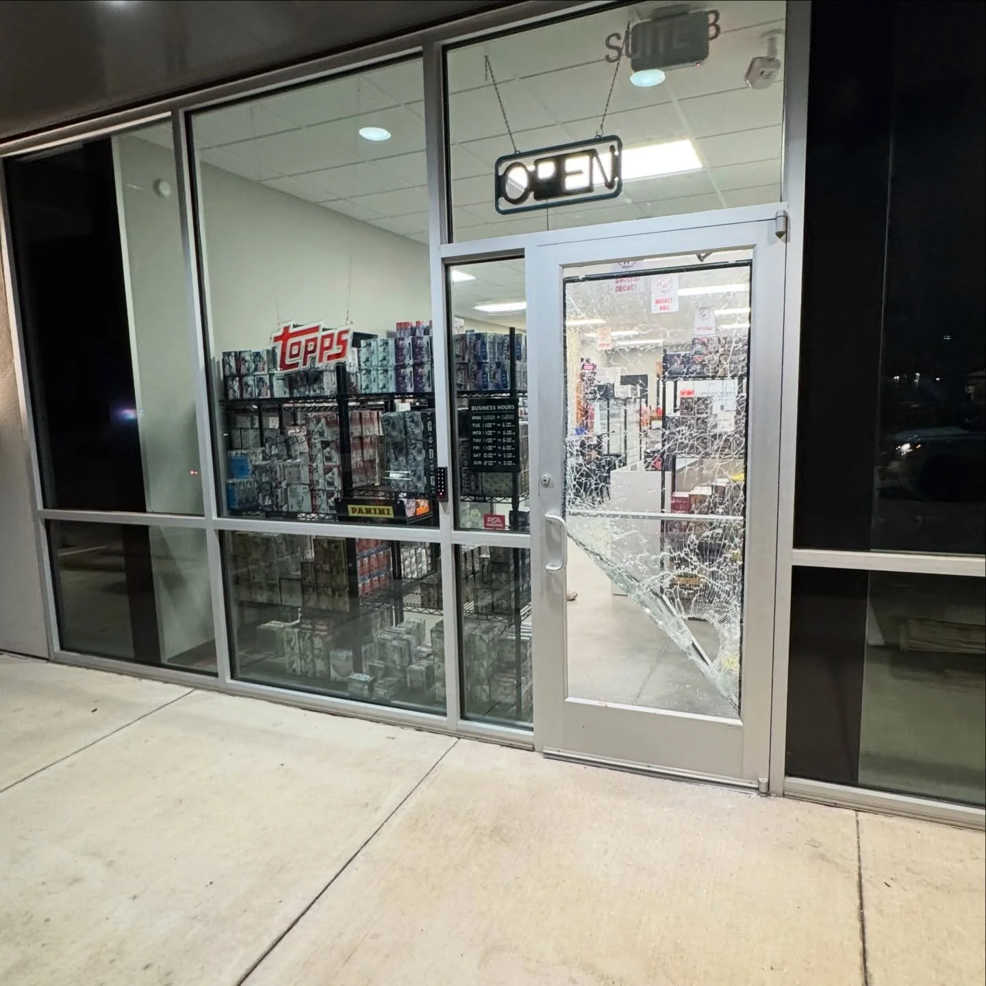 Our hearts are completely broken as we share this news with our community. Early this morning, our shop was broken into and merchandise was taken from our shelves. While we always know this is a possibility as small business owners, it is devastating