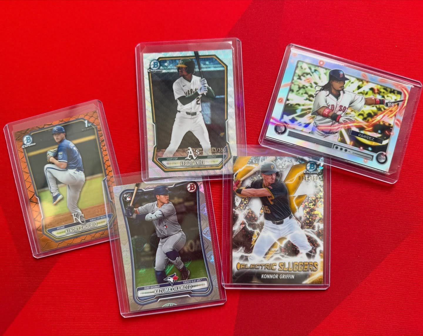 🚨 2.0 2026 BOWMAN BREAK RESULTS 🚨

Today&rsquo;s break brought some HEAT 🔥🔥🔥
Take a look at some of the hits that came out of today&rsquo;s rip! 👀⚾️

Who&rsquo;s ready for the next one?! 👏

#Bowman2026 #BowmanBreaks #BaseballCards #SportsCardB