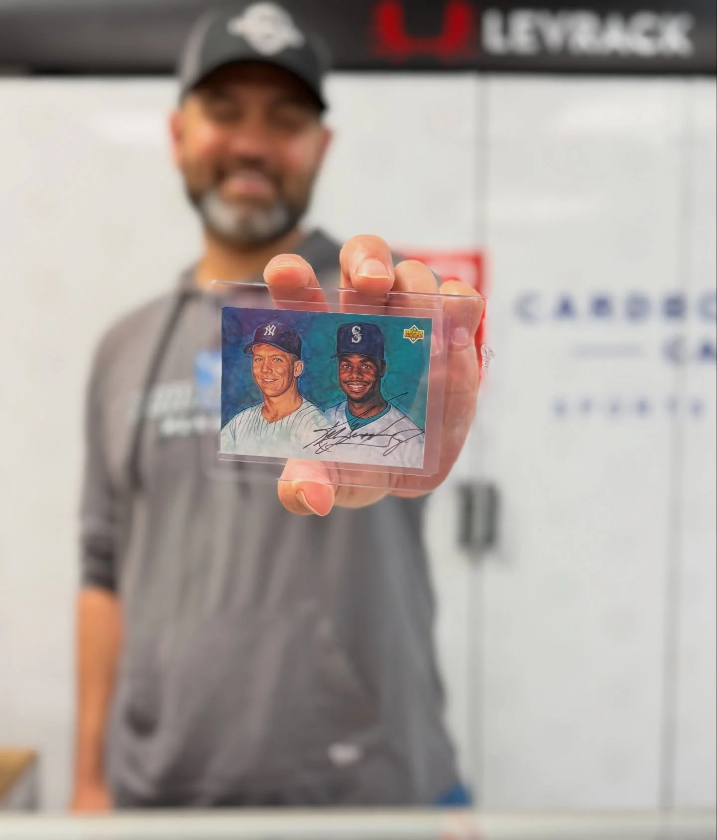 Featuring two of the most iconic names in baseball history &mdash; Mickey Mantle and Ken Griffey Jr. &mdash; this classic Upper Deck card is an absolute beauty.

This one is officially headed off to grading, and we can&rsquo;t wait to see how it come