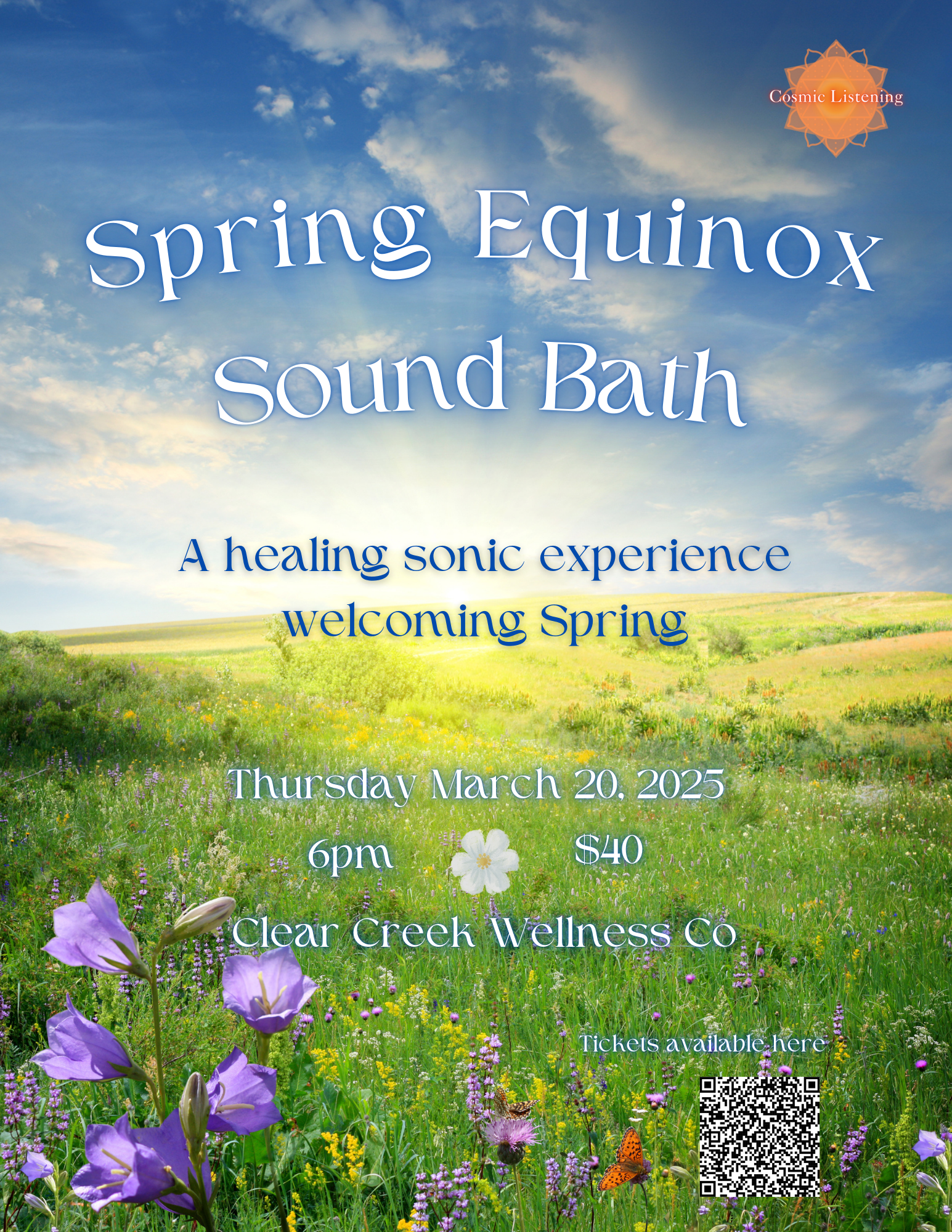Spring Equinox Sound Bath — Cosmic Listening