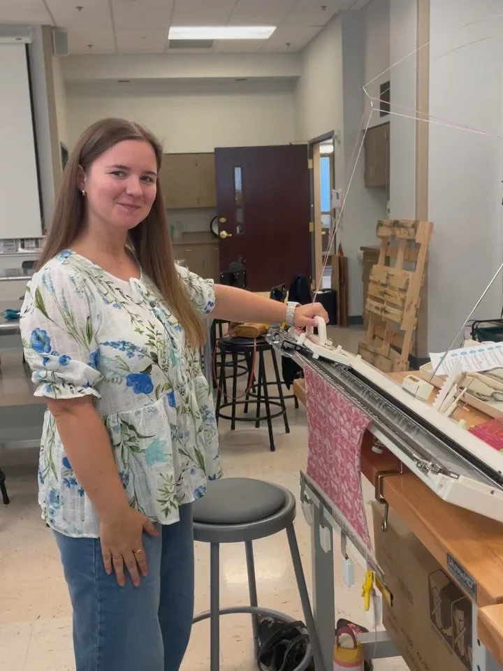 Grateful for the opportunity to participate in the Peace by Piece project.

Blending creativity and faith, this project asks participants to create a knitted piece that symbolizes their faith. I had an amazing time learning the basics of machine knit