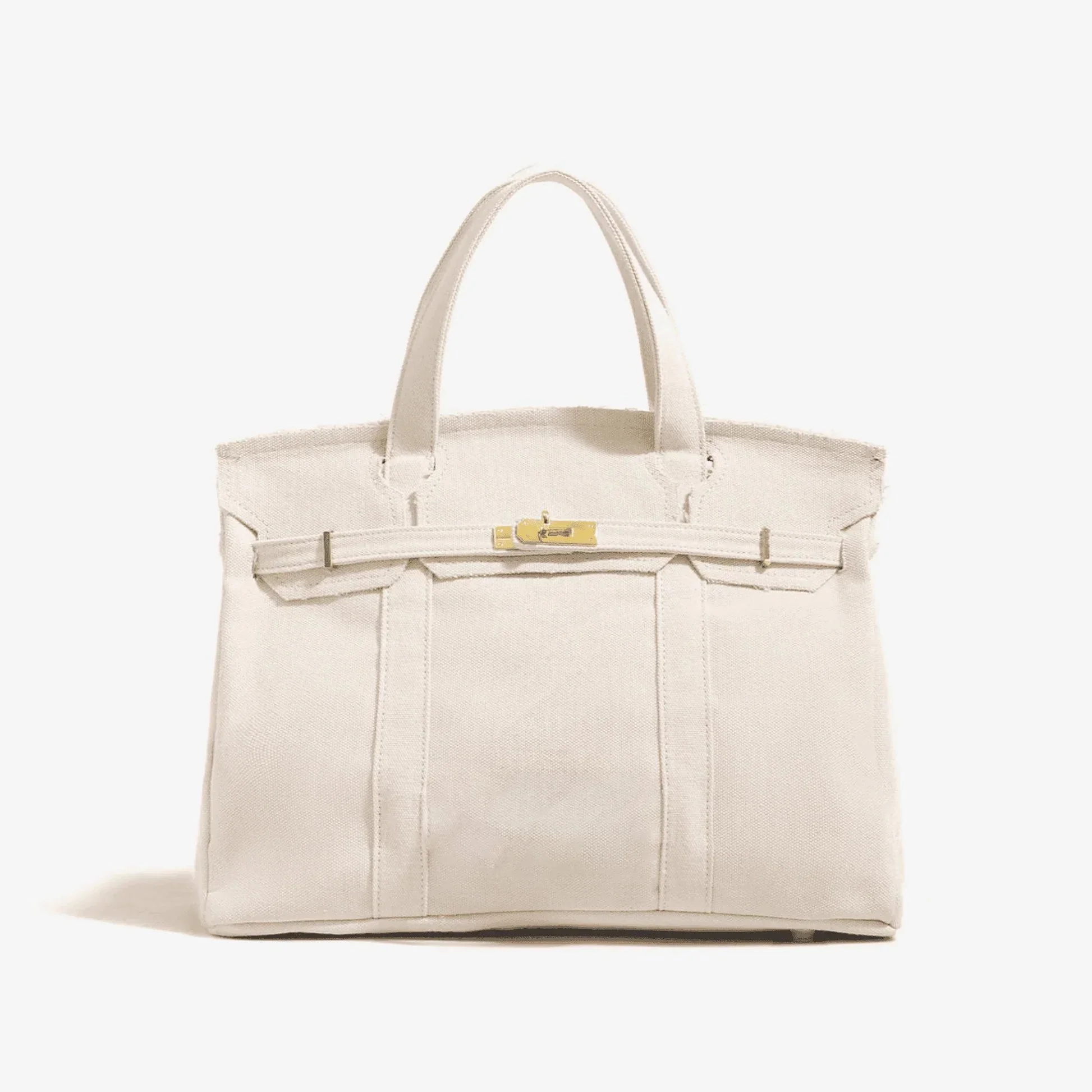 Boatkin Canvas Tote Bag - Luxury Look Carryall Purse — Tia's Treasures