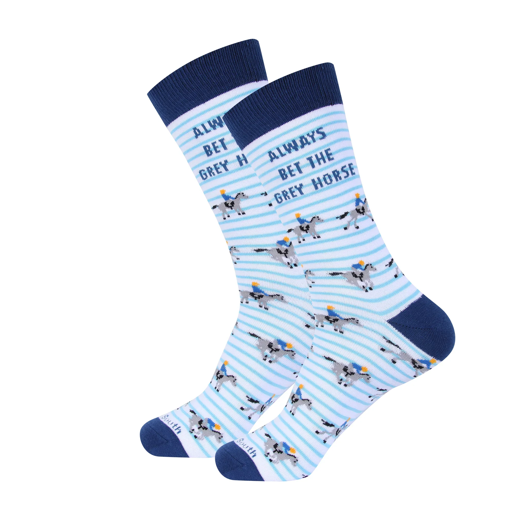 Bet The Grey Horse Socks