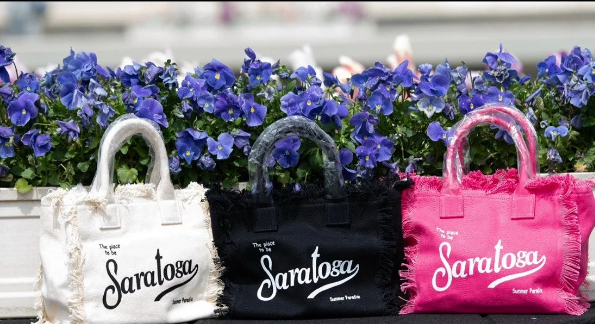 Saratoga Summer Paradise Fringed Tote
