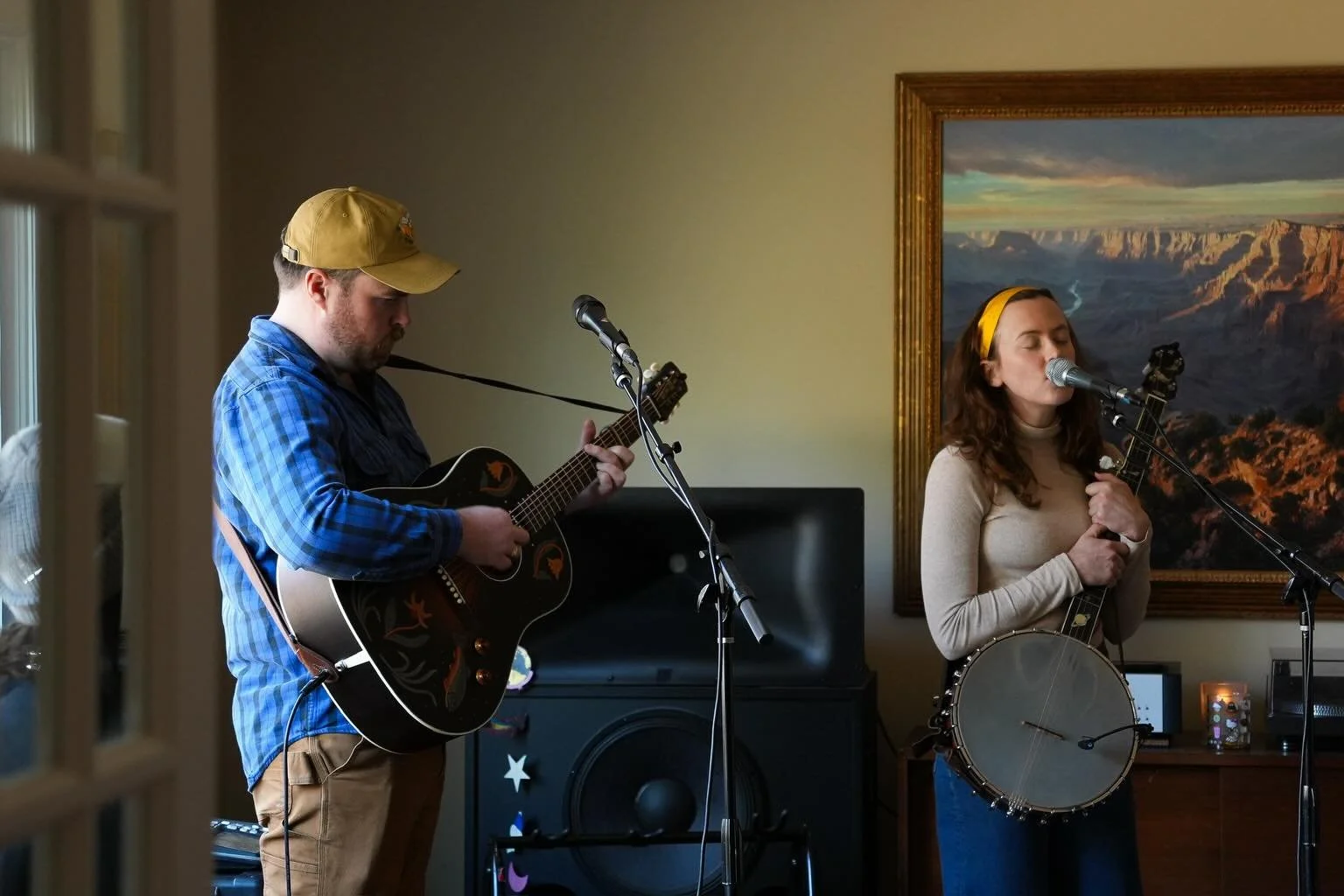 A few snaps from a fun band rehearsal a little while ago. Our gracious friends The Pages let us take over their living room and made us feel right at home. So stoked to see y&rsquo;all on the road soon ✨✨✨

Photos by @_cay__cay_