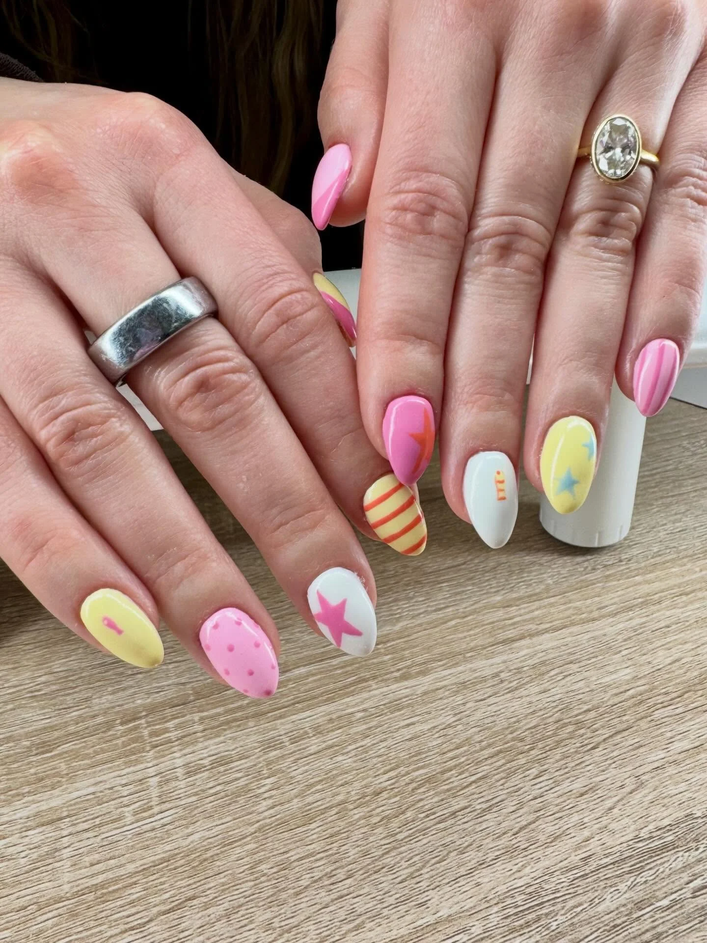 Lazy photo dump ✨✨✨ 
Enjoy that spring nails have sprung!! 🌸 

Xoxo, Gemmina 
#springnails #spokanenails #buildergel