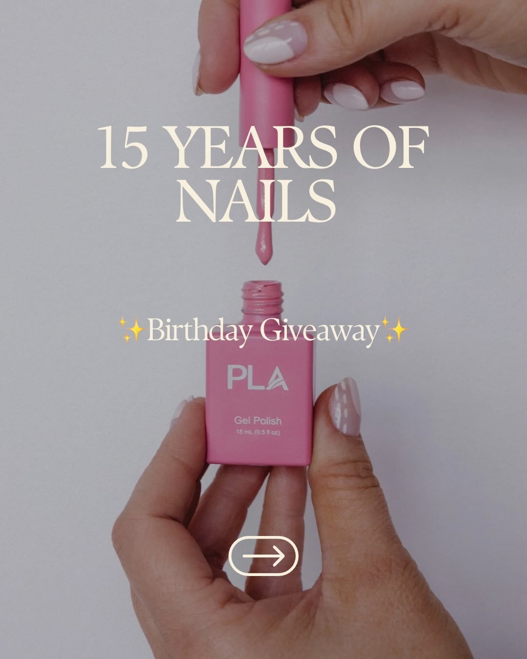 🌸A T T E N T I O N ! ! ! 🌸 G I V E A W A Y ! ! ! 🌸

On April 24, I&rsquo;m turning 35 AND celebrating 15 years in the nail industry ✨ What makes this milestone even more meaningful is the artists I&rsquo;ve had the honor of mentoring and growing a
