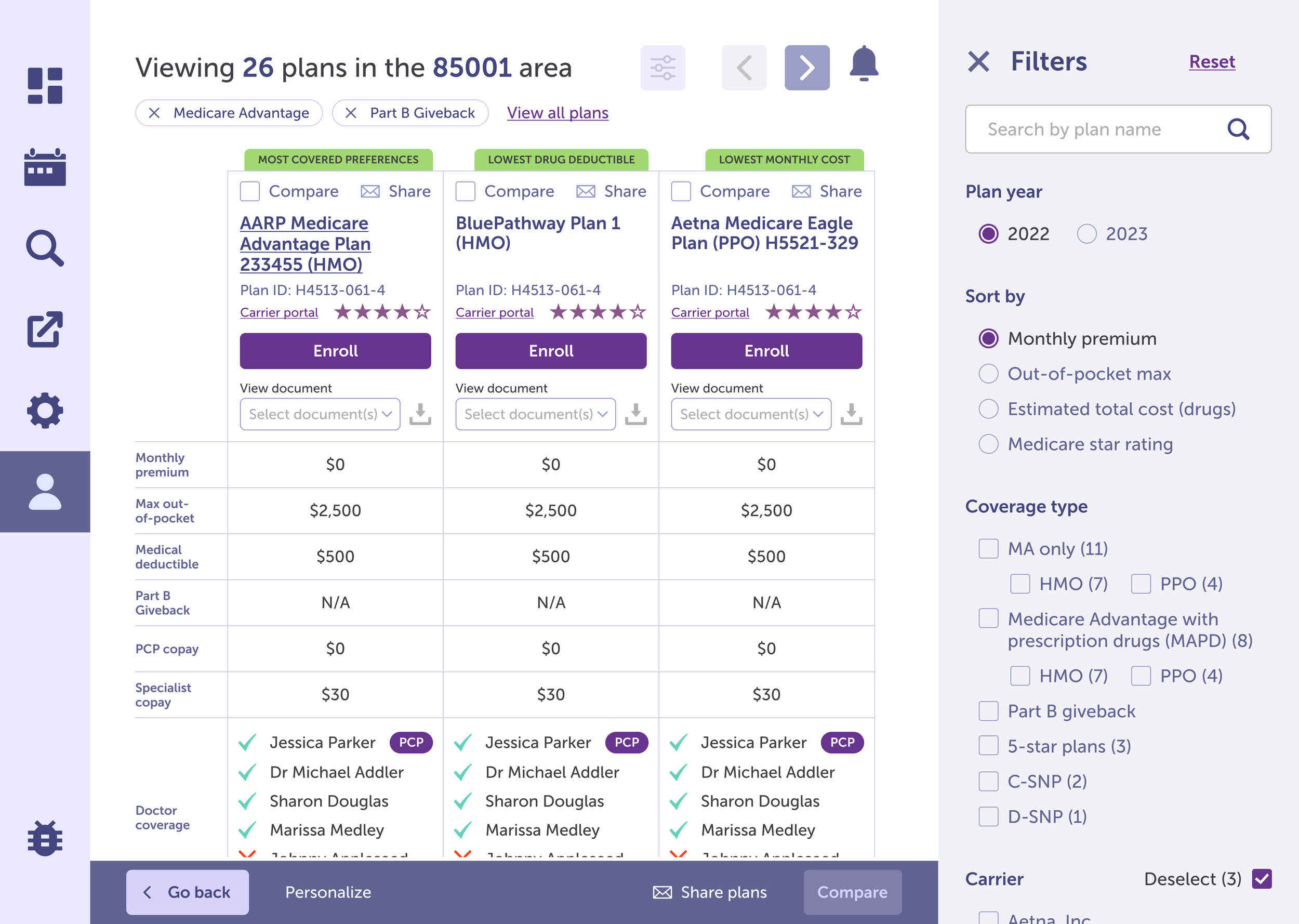 Plan results - Filter drawer open.png