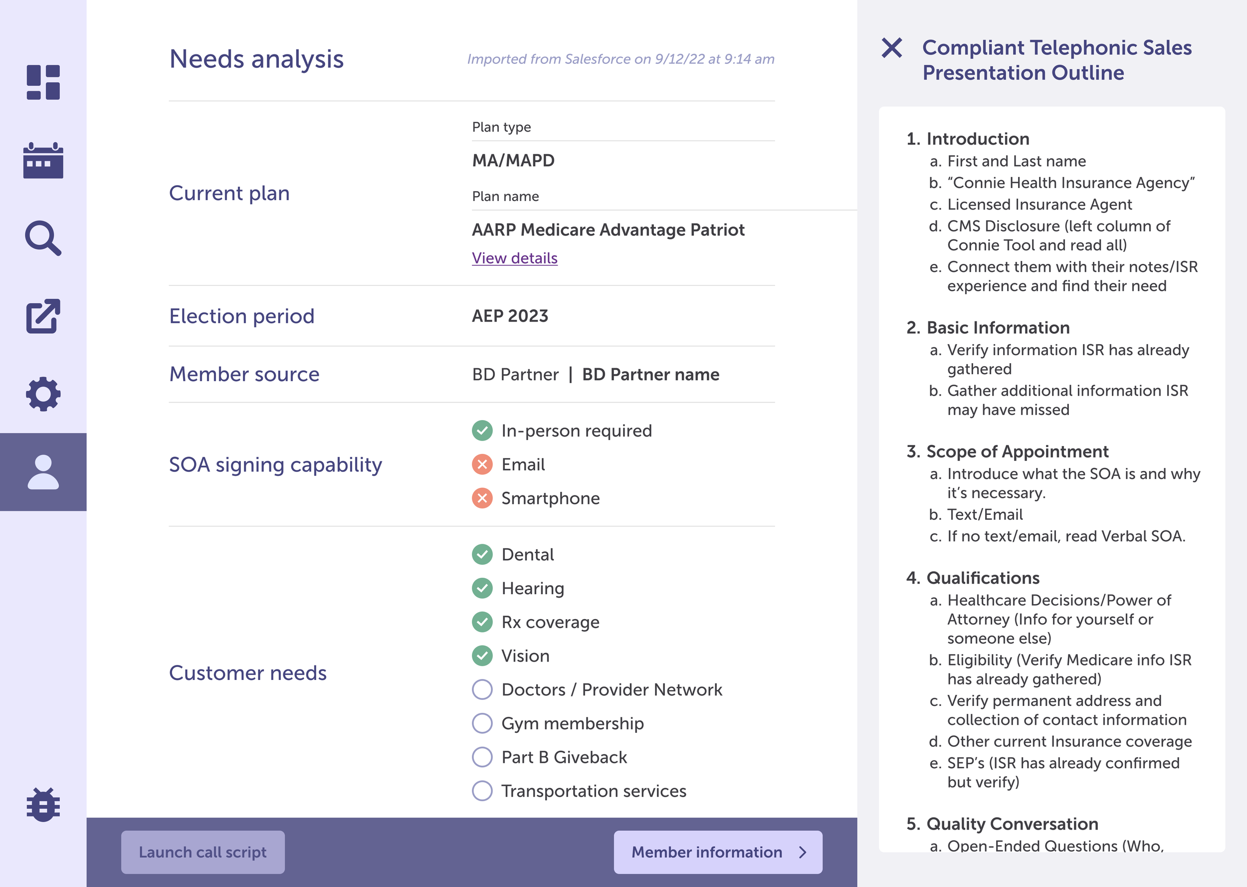 Member page - Needs Analysis - Sidebar expanded.png