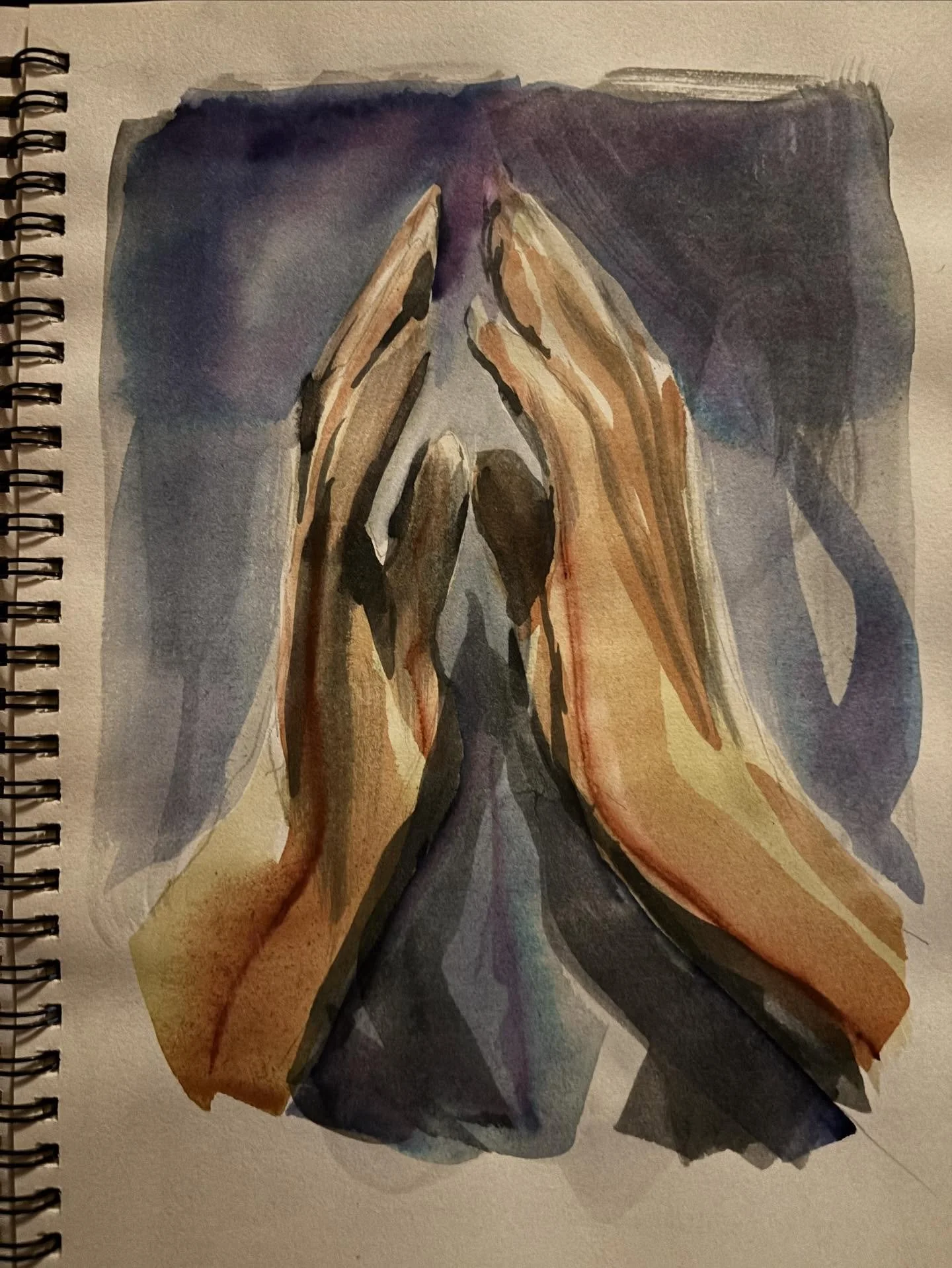 Study of the hands of St. Mary Magdalen by Donatello 
Praying I&rsquo;m able to complete the challenge 😄🙏

@caneyosketchit #caneyosketchit2025 #praying #sketchbook #challenge #penitent #donatello #stmarymagdalene