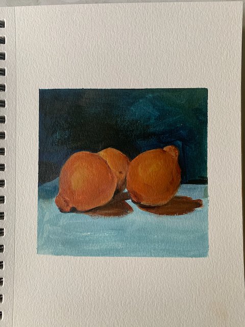 orange still life