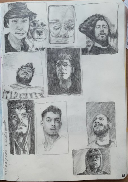 100 heads