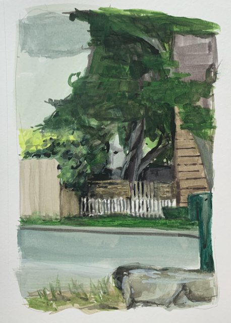 alley by Washington Park