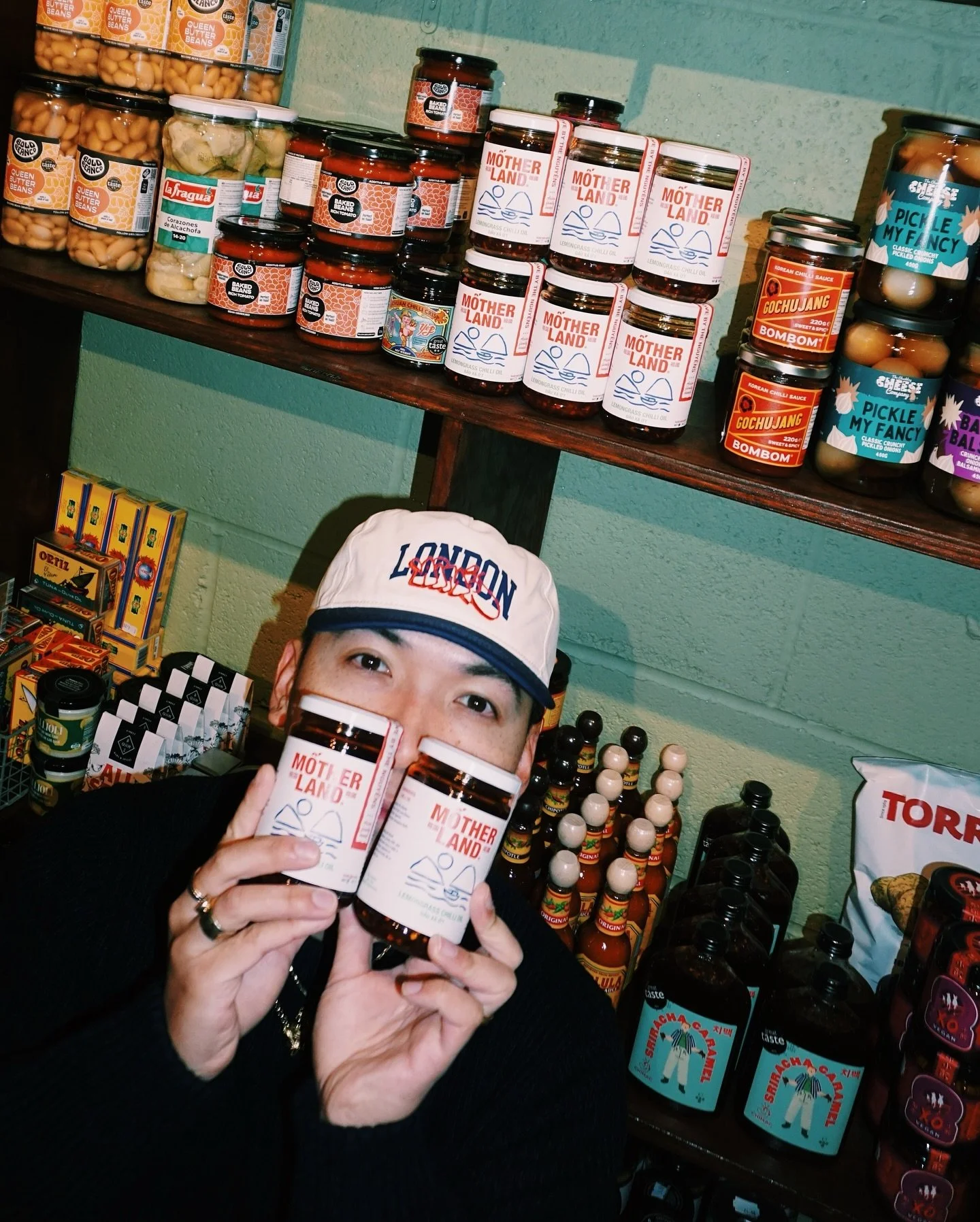 Mother Land Lemongrass chilli oil now stocked in @ancoatsdeli our amazing neighbourhood delicatessen and bar ❤️&zwj;🔥🌶️ #ancoatsdeli #ancoats #motherlandsupplies #mcr