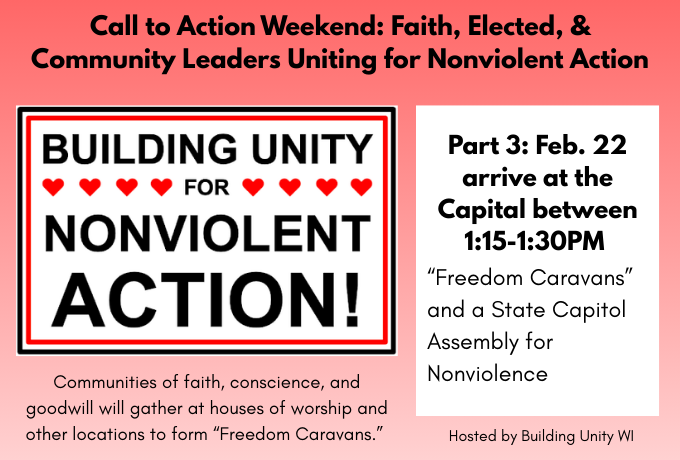 “Freedom Caravans” and a State Capitol Assembly for Nonviolence