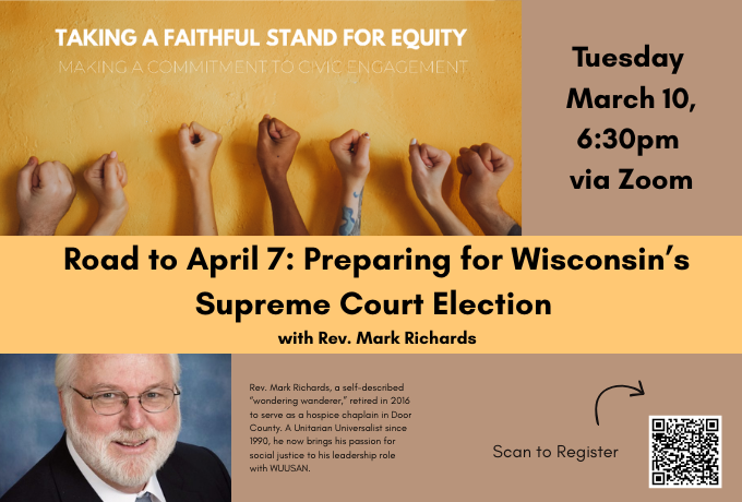 Taking a Faithful Stand Webinar Series-Road to April 7: Preparing for Wisconsin’s  Supreme Court Election
