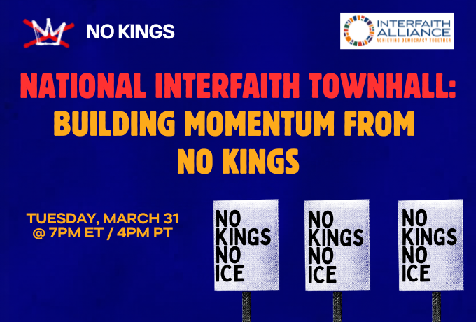 National Interfaith Town Hall: Building Momentum from No Kings