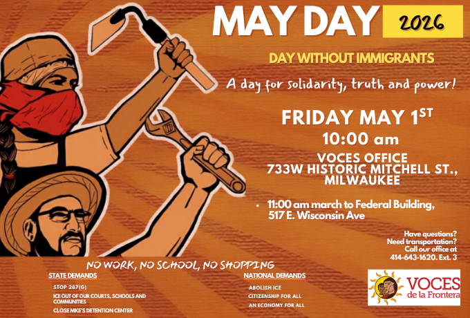 May Day: Day Without Immigrants Milwaukee