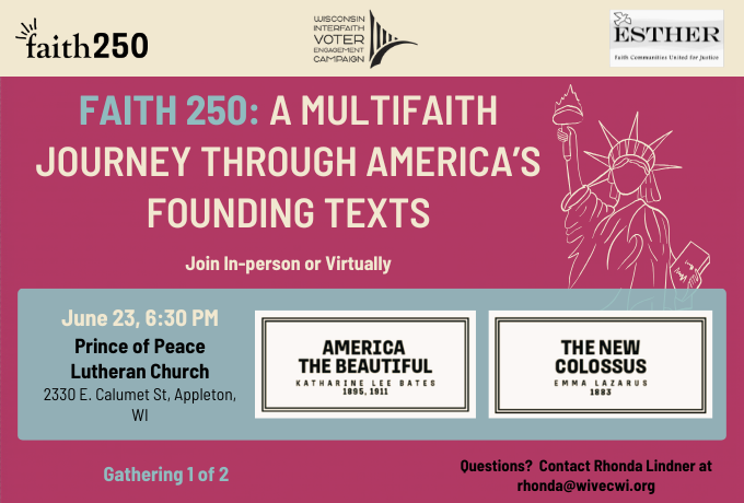 Appleton & Virtual Faith 250: A Multifaith Journey Through America's Founding Texts — Gathering 2