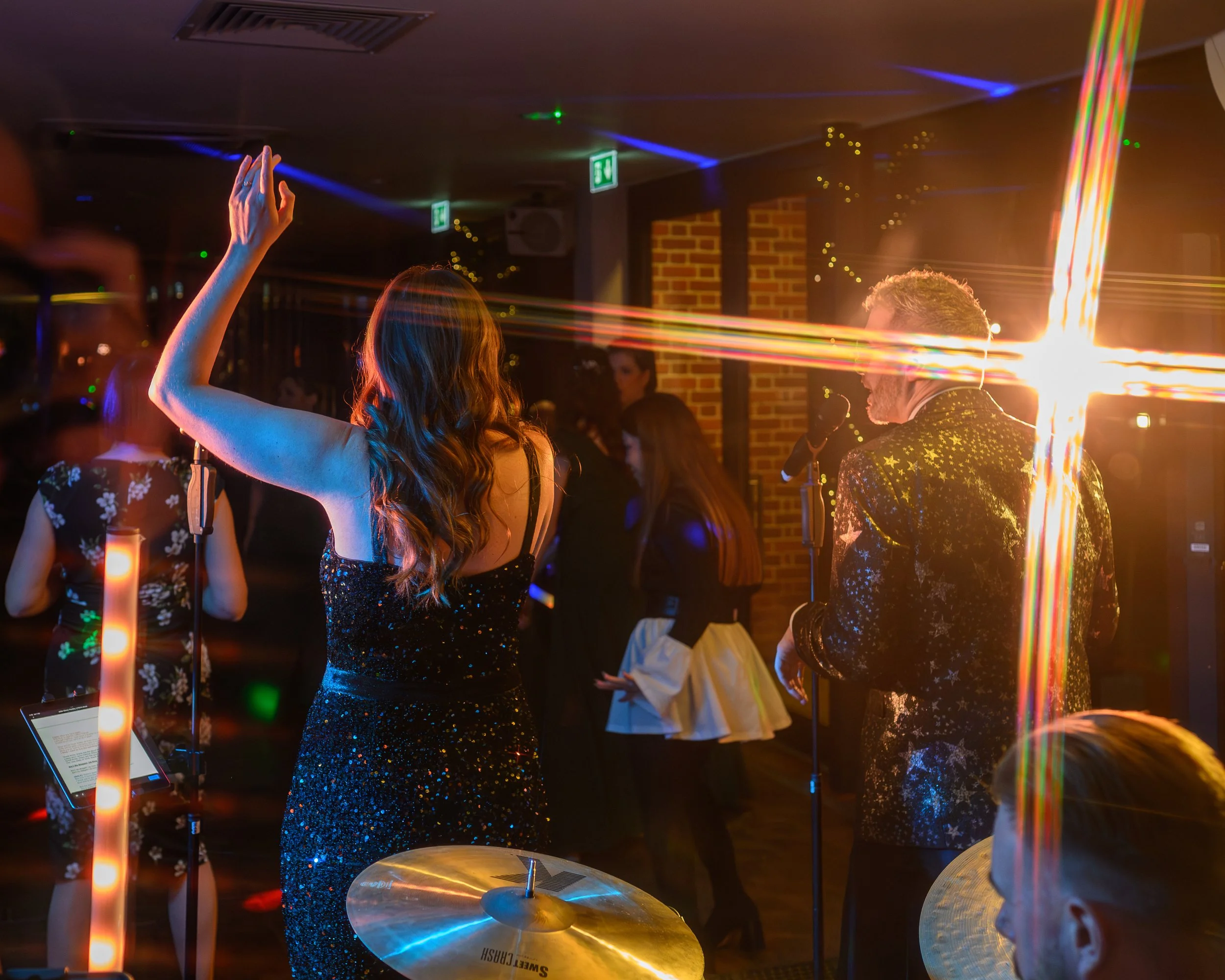 a wedding band plays in norwich