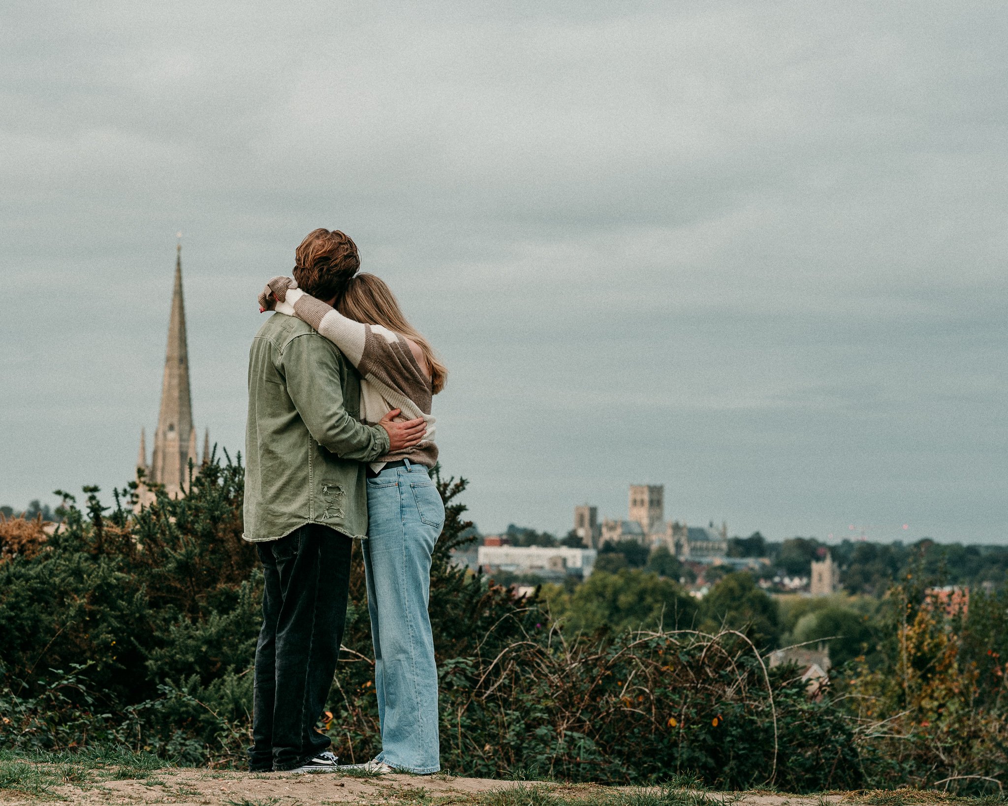 a couple get engaged in Norwich
